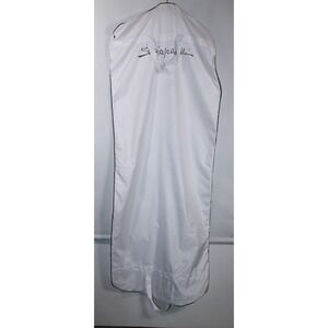 Schiaparelli Women's White Long 23x57 Soft Travel Luxury Garment Bag